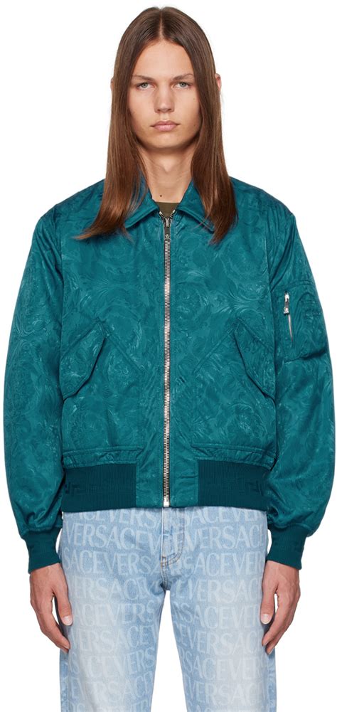 versace blue jacket